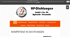 Desktop Screenshot of hp-dichtungen.de